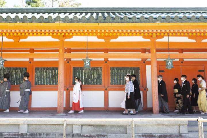 親族のみで神社挙式