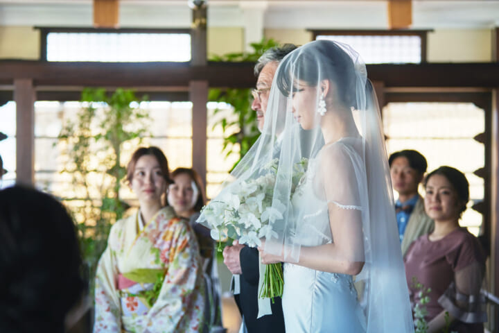 京都の結婚式場で挙式
