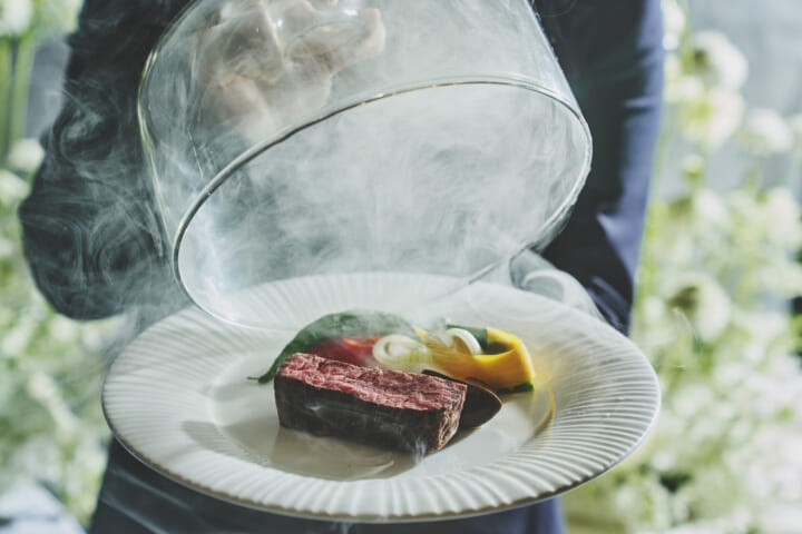 料理にこだわる結婚式